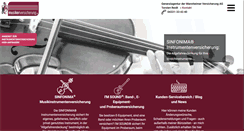 Desktop Screenshot of musikerversicherung.de