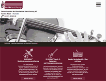 Tablet Screenshot of musikerversicherung.de